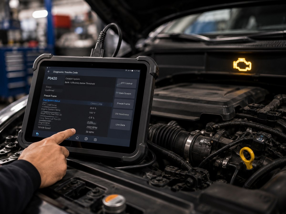 Check engine light diagnostics at DAVID's Auto Care in Sioux Falls